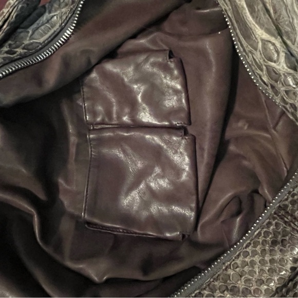 Gucci Jungle Hobo Python Large Shoulder Bag Tassels Snake Print Luxury Bag - Picture 11 of 15